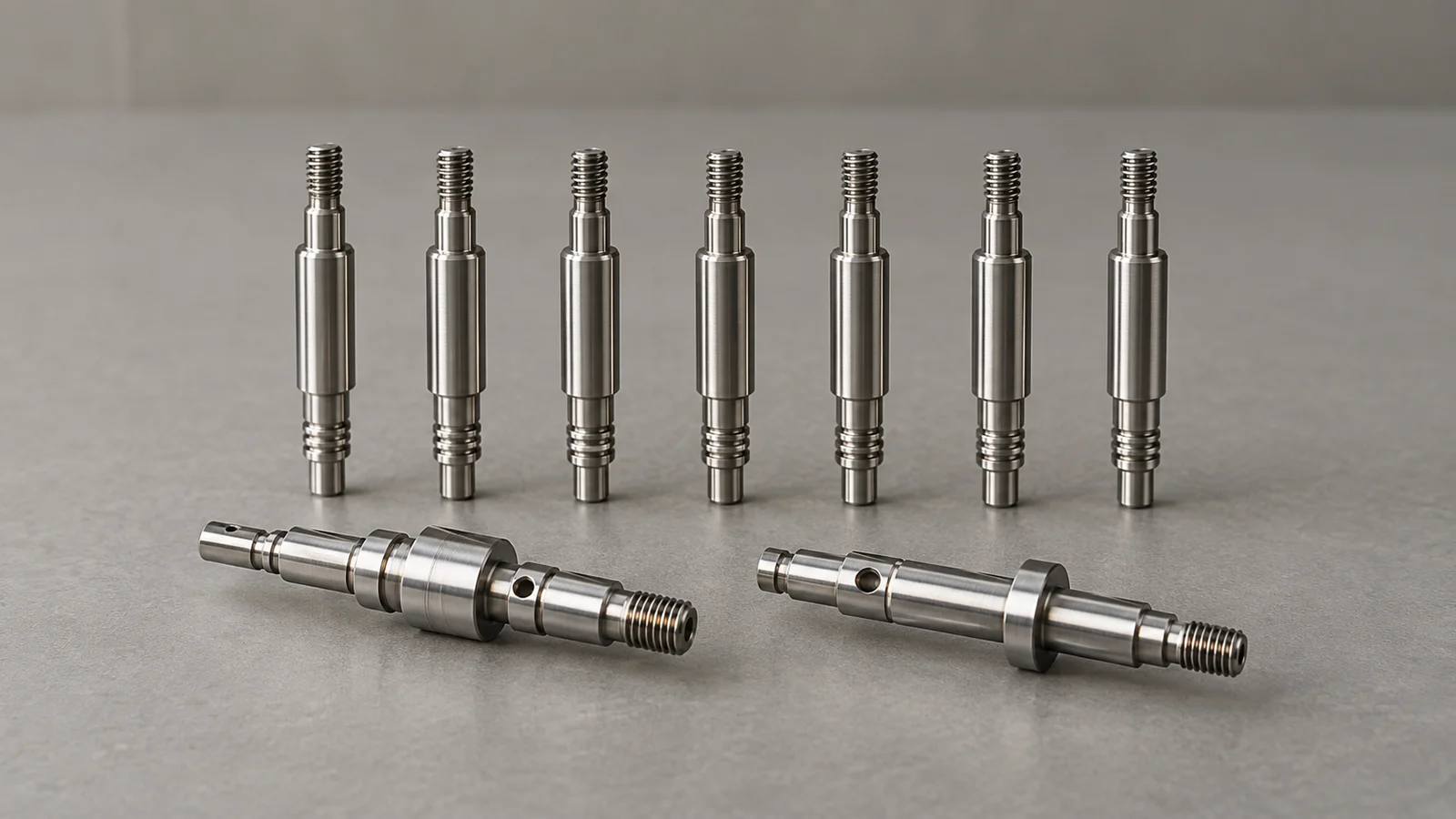 CNC Kayar Otomat CNC kayar otomatta üretilmiş hassas mikro parçalar — PartGo CNC kayar otomat hizmeti
