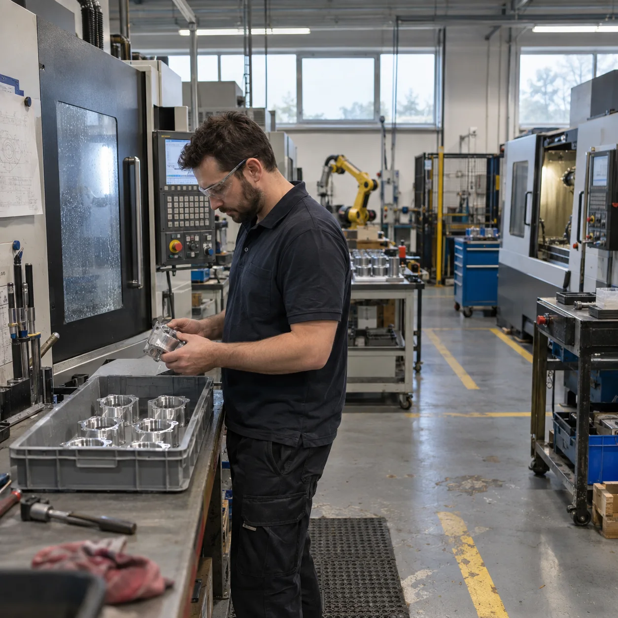 OEM & Üreticiler Endüstriyel OEM üretim hattı CNC işlenmiş metal bileşenler — PartGo tedarik çözümleri